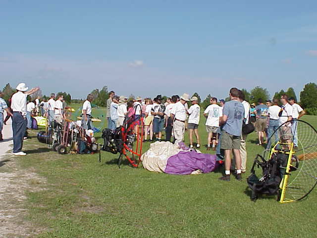 pilots (notice Bob Armonds red WJ in foreground)