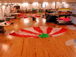 Inside Metamorfosi sail-loft 1